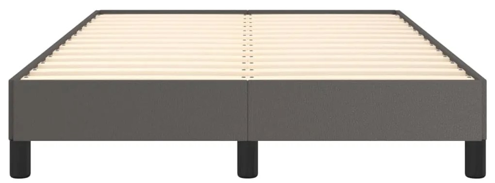 Estrutura de cama 120x200 cm couro artificial cinzento