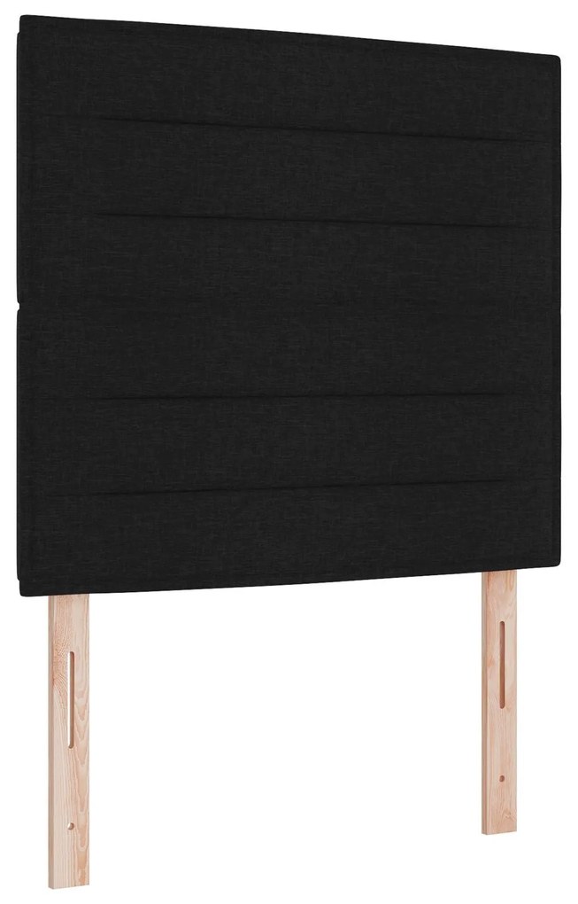 Cama vidaXL Preta 120x200 cm em Tecido