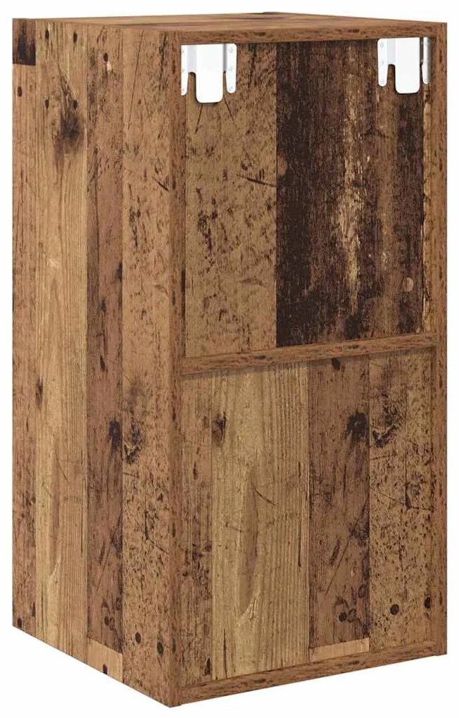 Gabinete para TV com prateleira Madeira antiga 37 x 37 x 72 cm