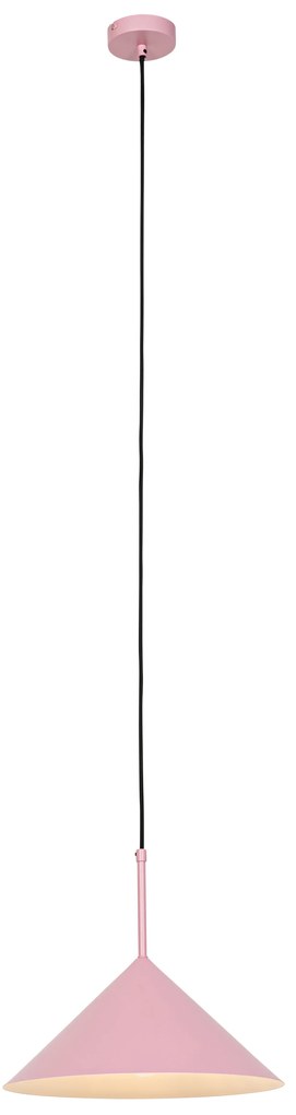 Candeeiro de suspensão design rosa - Triangolo
