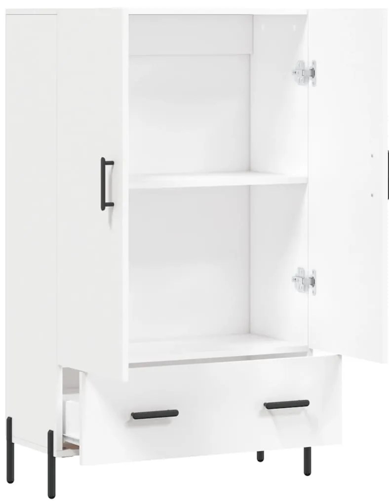 Aparador alto 69,5x31x115 cm derivados de madeira branco