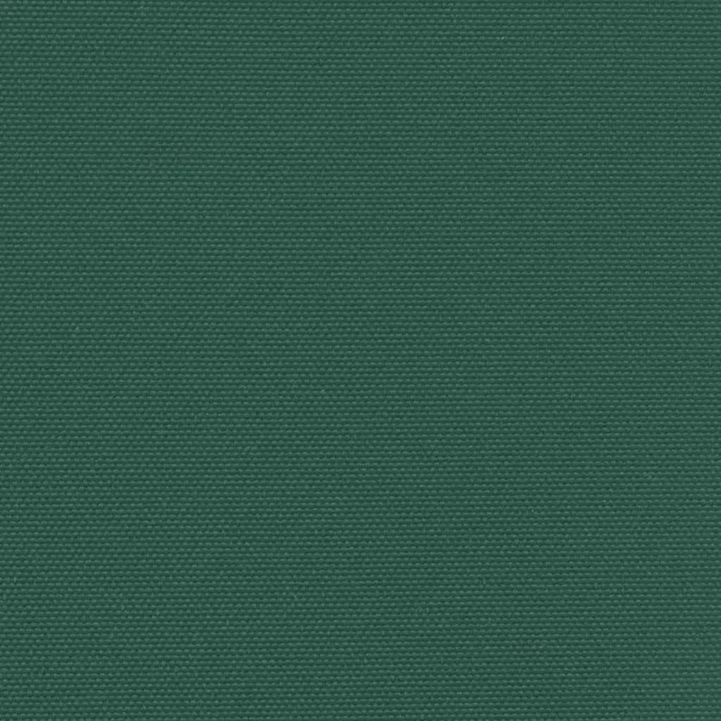 Toldo lateral retrátil 220x600 cm verde-escuro