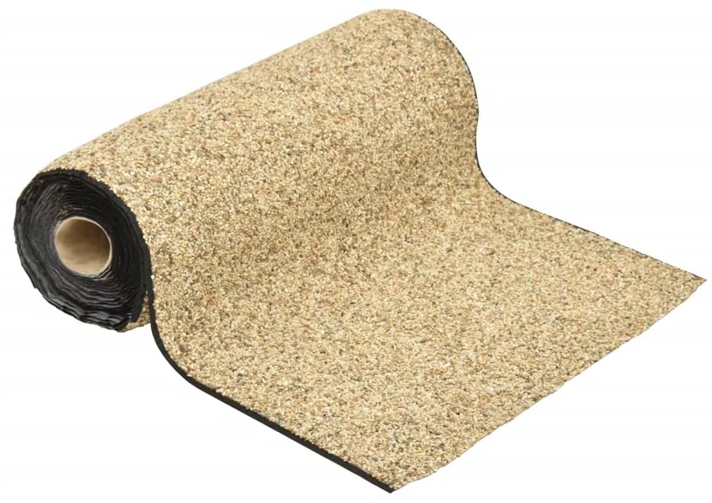 vidaXL Revestimento de pedra 400x40 cm cor areia natural