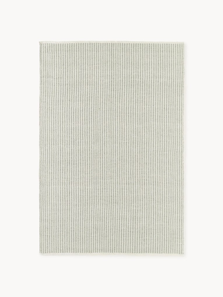 Tapete artesanal às riscas para interior e exterior Turner