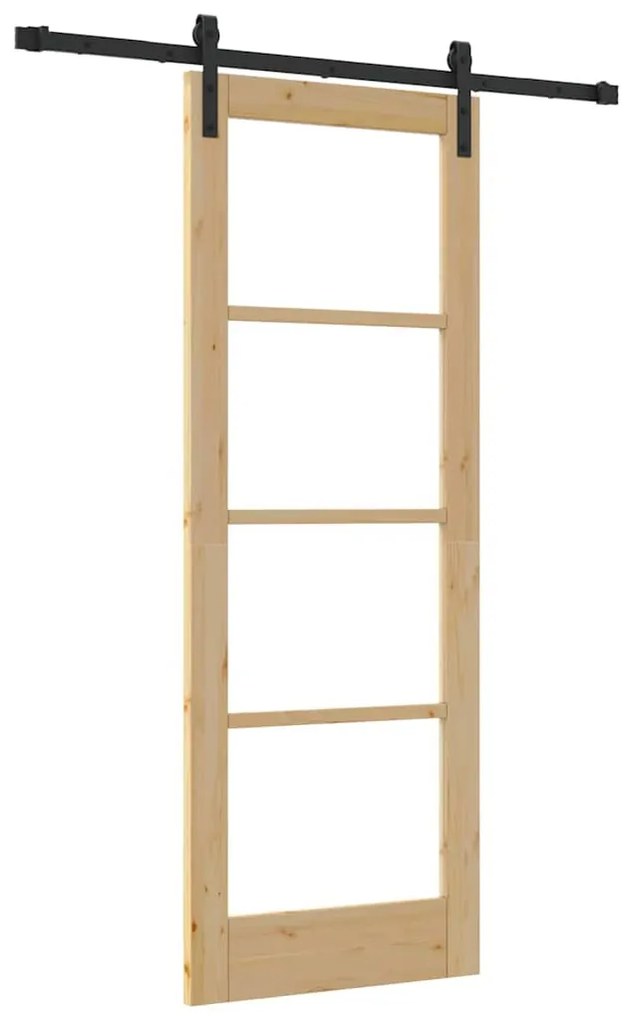 Porta Deslizante vidaXL com Conjunto de Ferragens 'ORKDAL'73.5x198.5 c