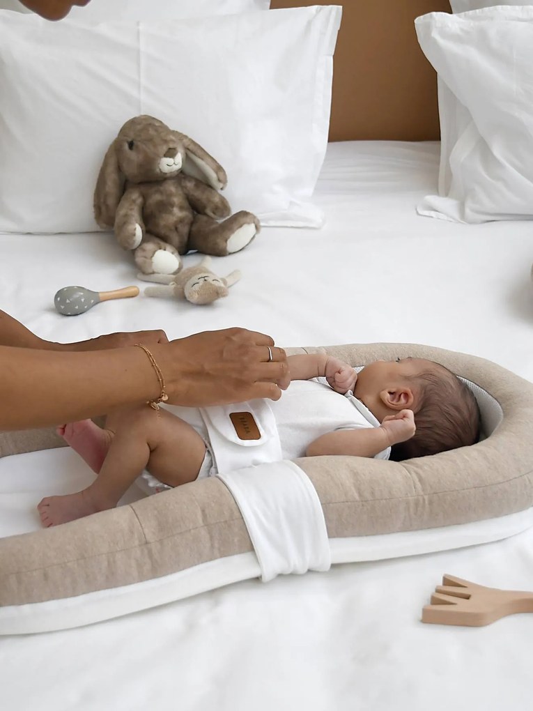 Redutor de cama Cocoony, para bebé bege