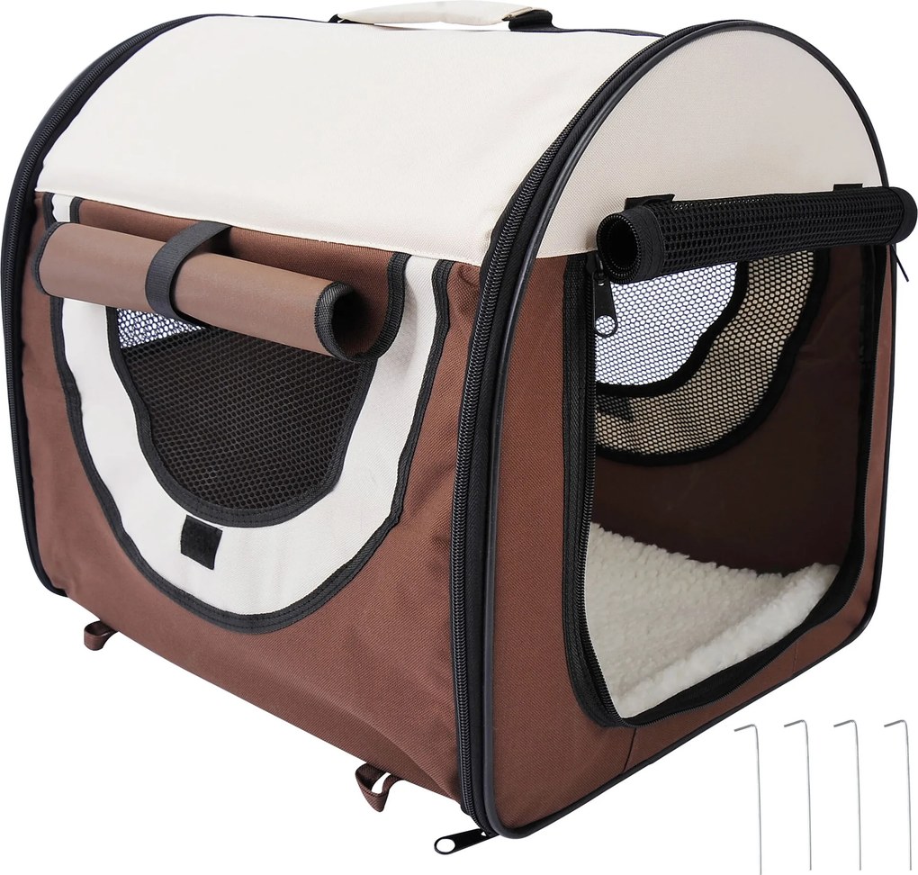 Transportin Bolsa Transporte Perro Gato Mascotas Plegable de Viaje 2 Colores