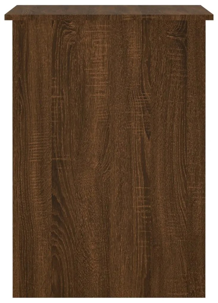 Secretária 100x55x75 cm derivados de madeira carvalho castanho