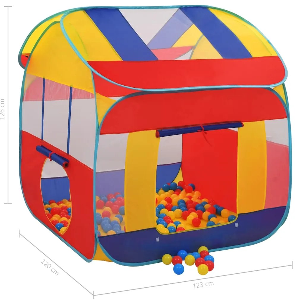 Tenda de brincar com 300 bolas XXL