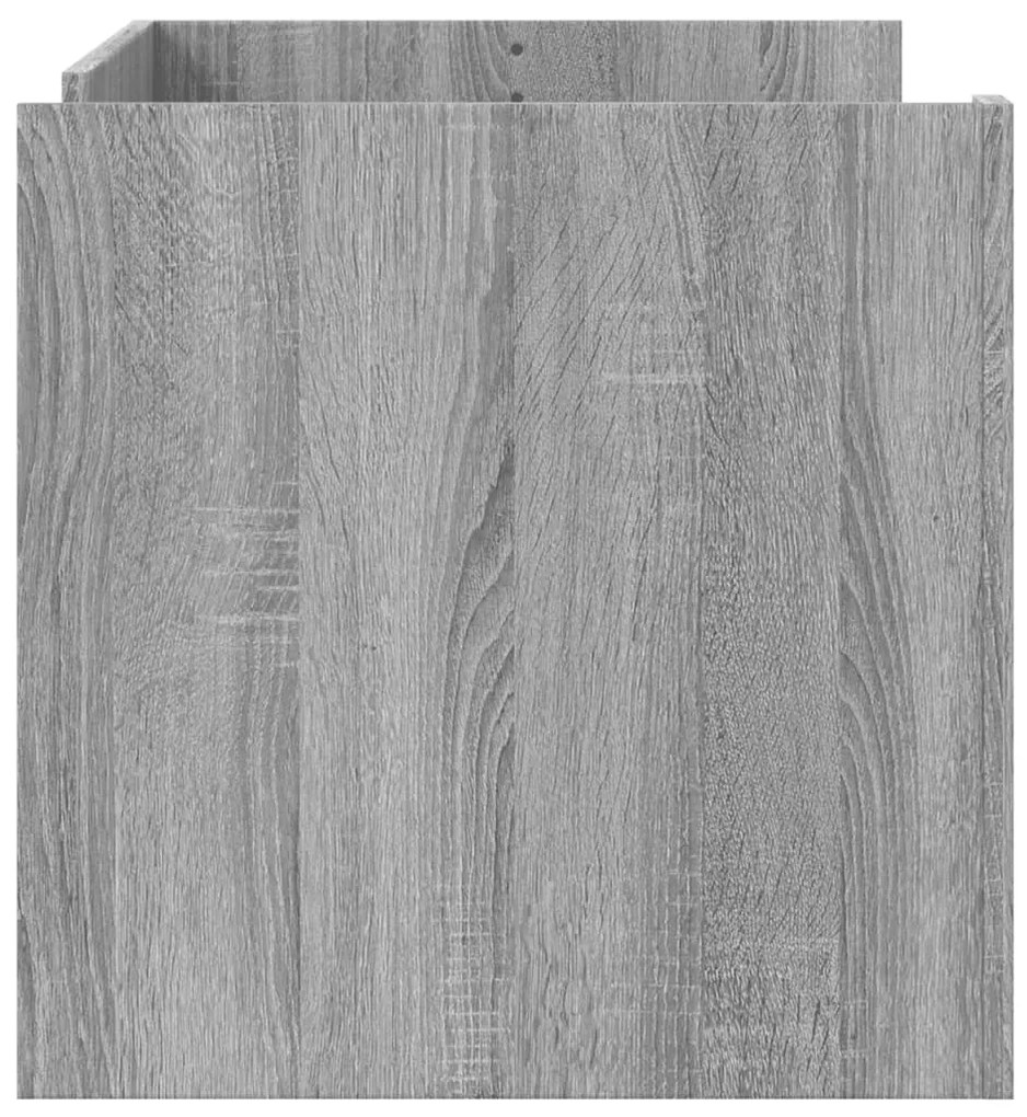 Mesa de centro 100x50x50cm derivados de madeira cinzento sonoma