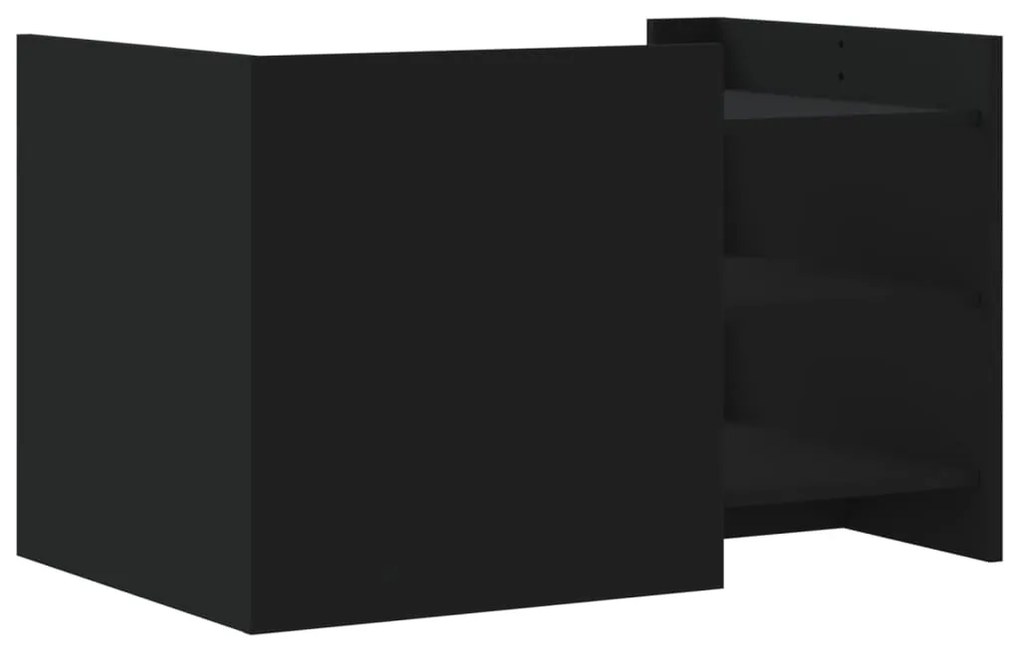 Mesa de centro 80x50x50 cm derivados de madeira preto