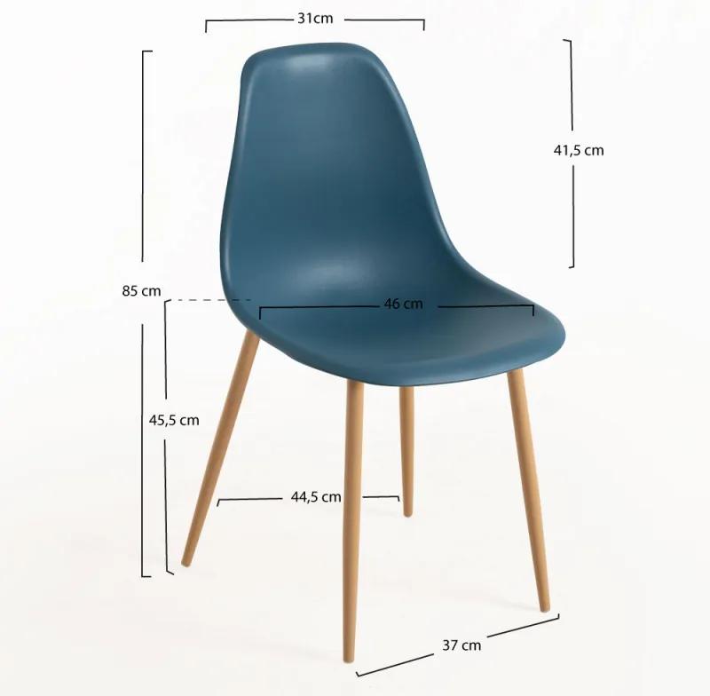 Cadeira Mykle - Azul Petróleo
