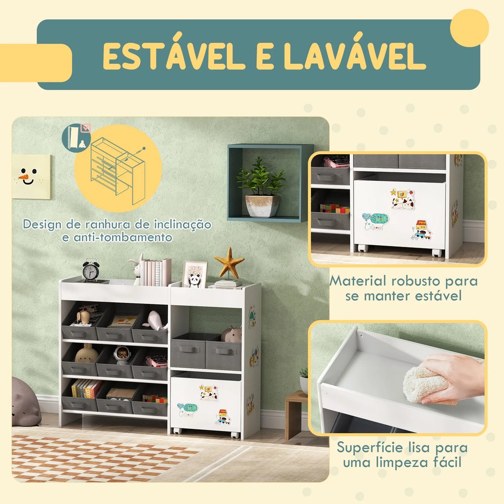 AIYAPLAY Organizador de Brinquedos para Crianças Organizador Infantil
