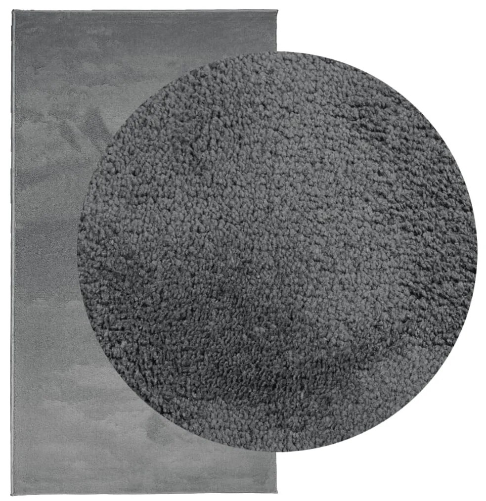 Tapete de pelo curto OVIEDO 80x150 cm antracite