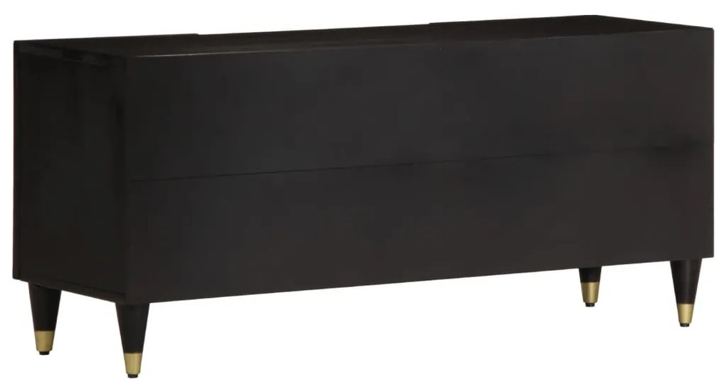 Móvel de TV 105x33x46 cm madeira de mangueira maciça
