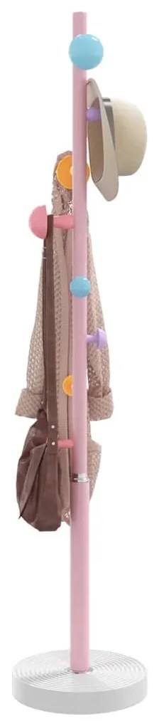 vidaXL Bengaleiro 172 cm ferro revestido a pó rosa