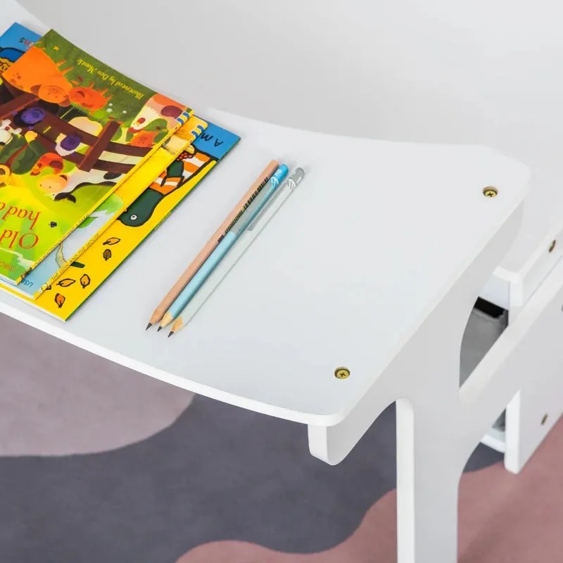 Banco com Secretária Infantil Holesy - Design Nórdico