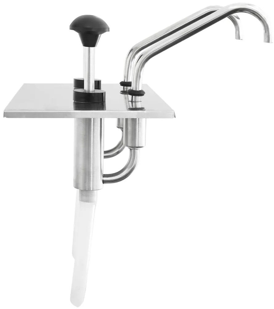 Dispensador de molhos aço inoxidável 2 x 3,5 L