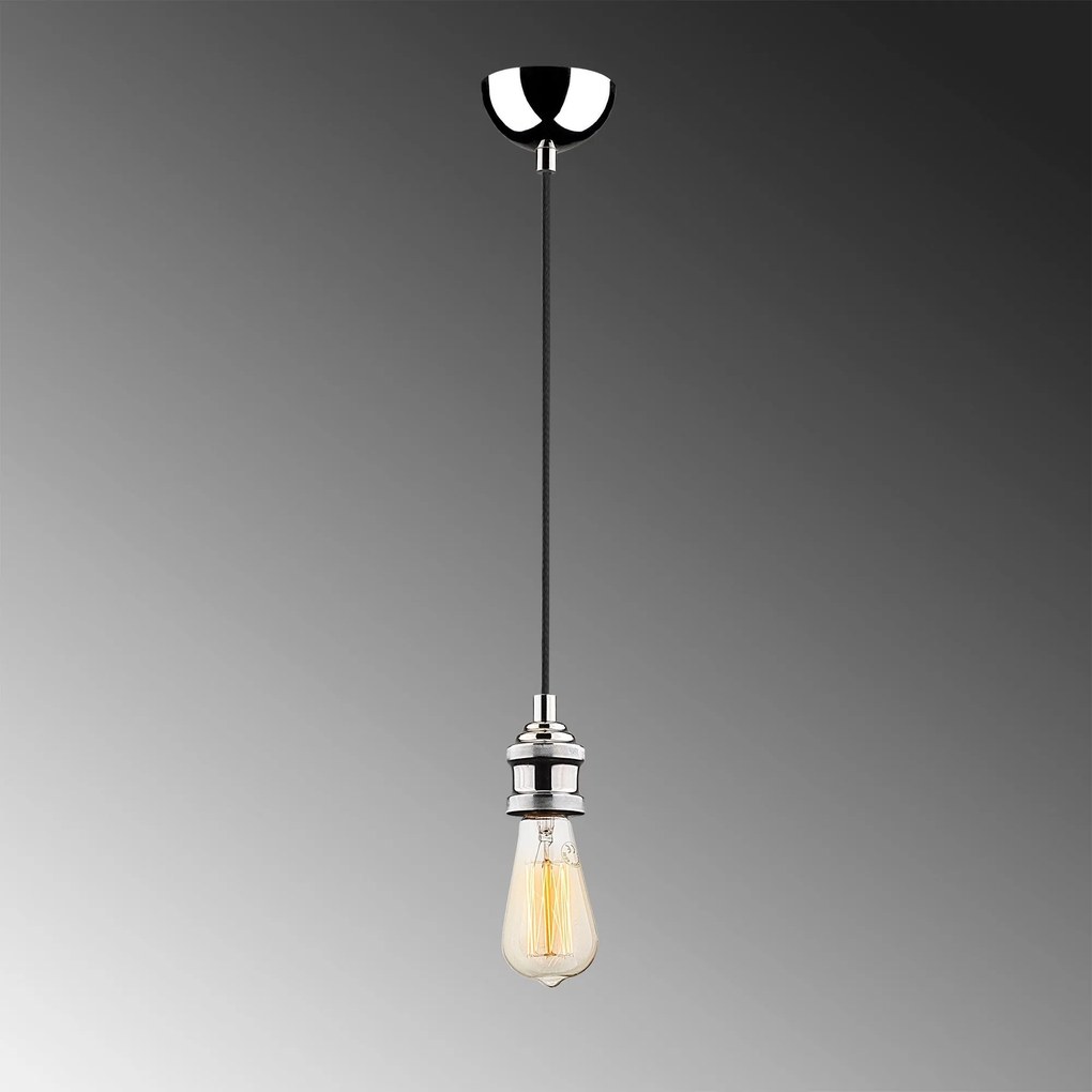 Candeeiro de Teto Kabluni – Cromado – 6 cm x 102 cm