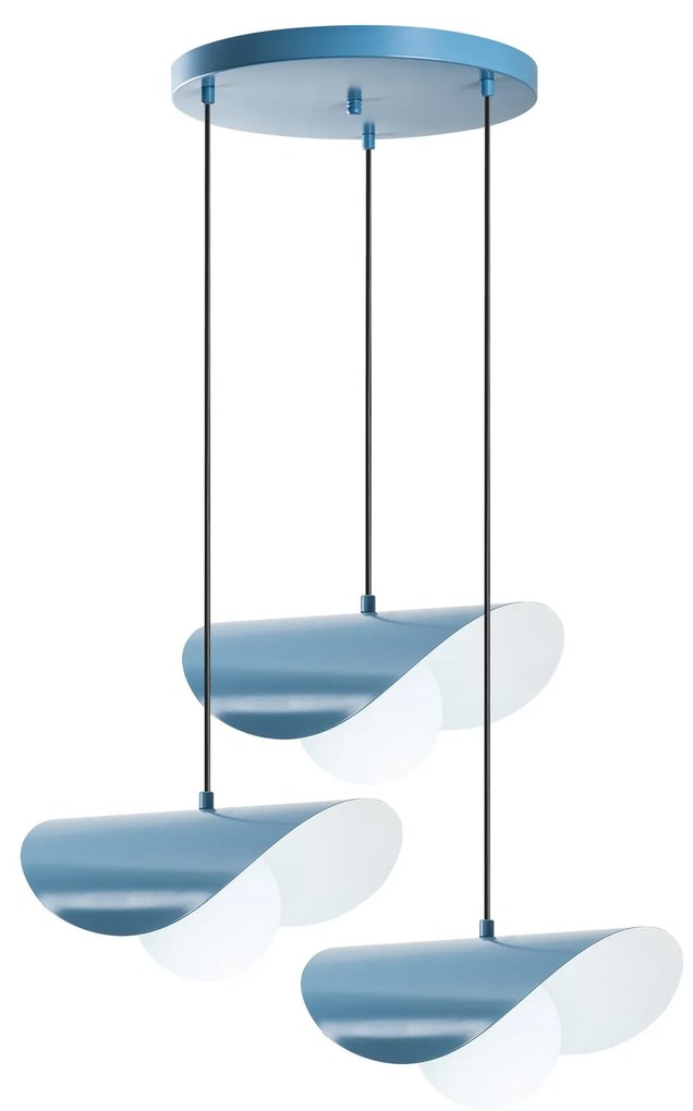 Chandelier Vatoz – Azul Claro – Ø50 cm