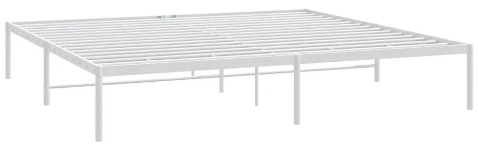 Estrutura de cama 180x200 cm metal branco