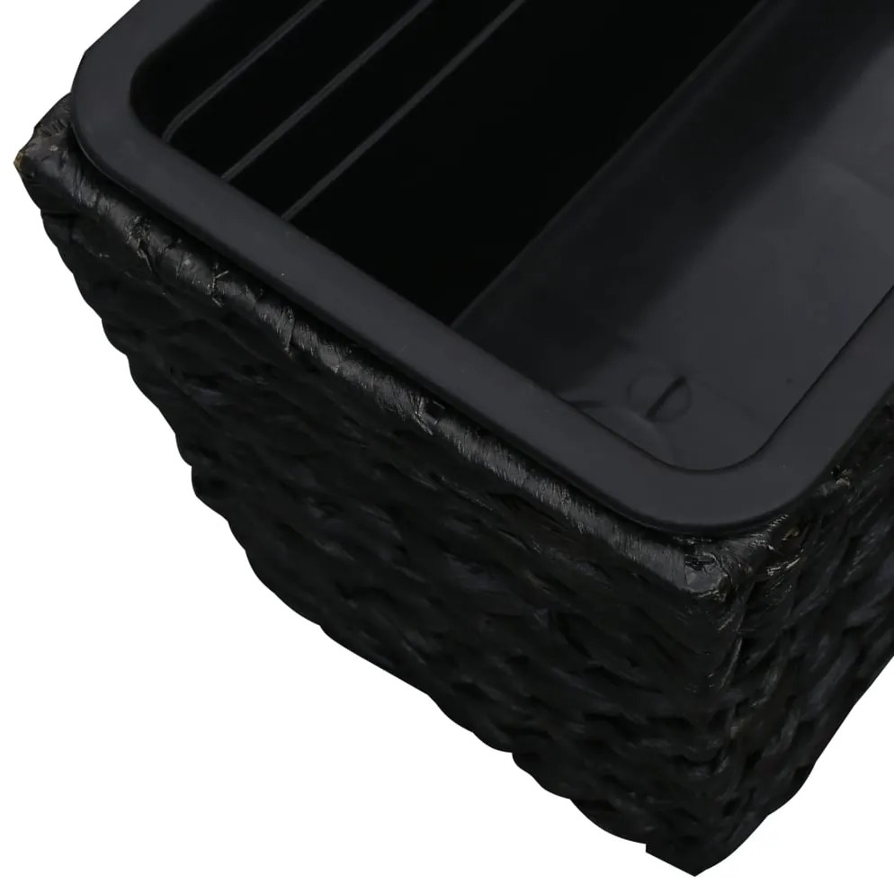 Floreiras de pendurar 2 pcs jacinto de água preto