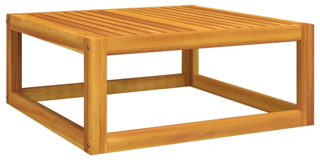 4 pcs conj. lounge de jardim madeira c/ almofadões cinza-claro