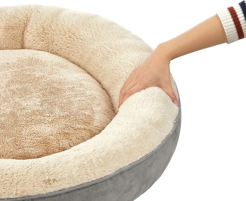 Cama para cães 50 x 18 cm (Ø x A) cinzenta