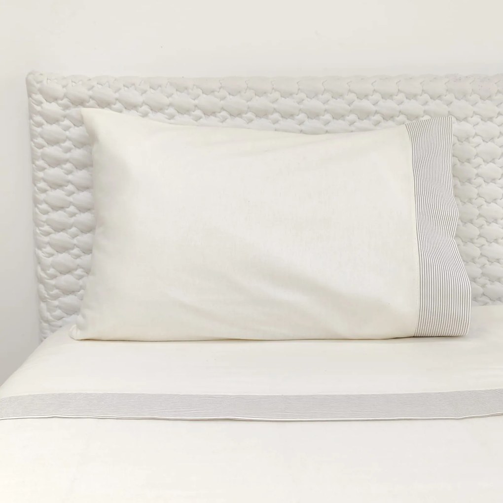 Jogo de Cama Flanela Pérola Riscas