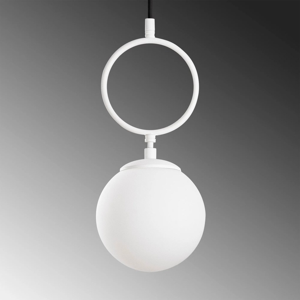 Candeeiro de Teto Ring – Branco – 15 cm