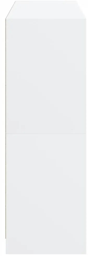 Estante c/ portas 136x37x109 cm derivados madeira branco