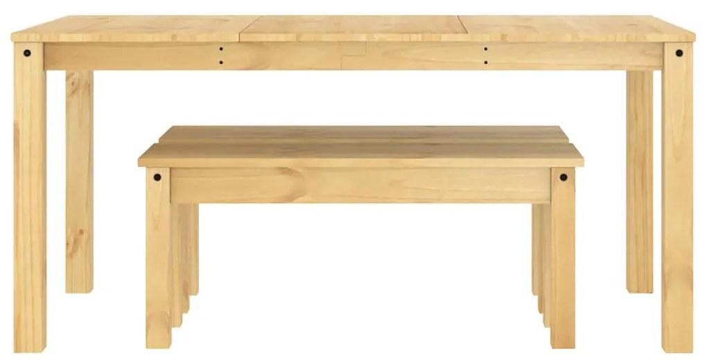 3 pcs conjunto de jantar Panama madeira pinho maciça