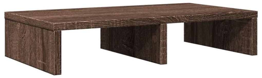 Suporte monitor 50x27x10 cm derivados madeira carvalho castanho