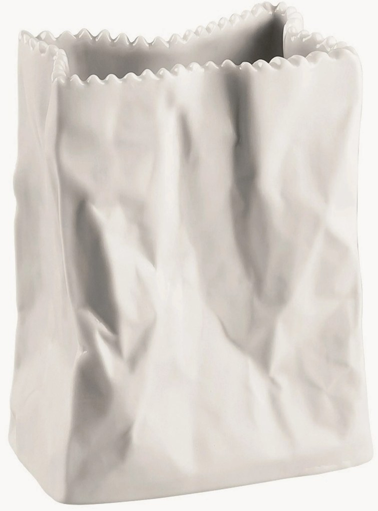 Jarra de porcelana Paper Bag, Alt 10 cm