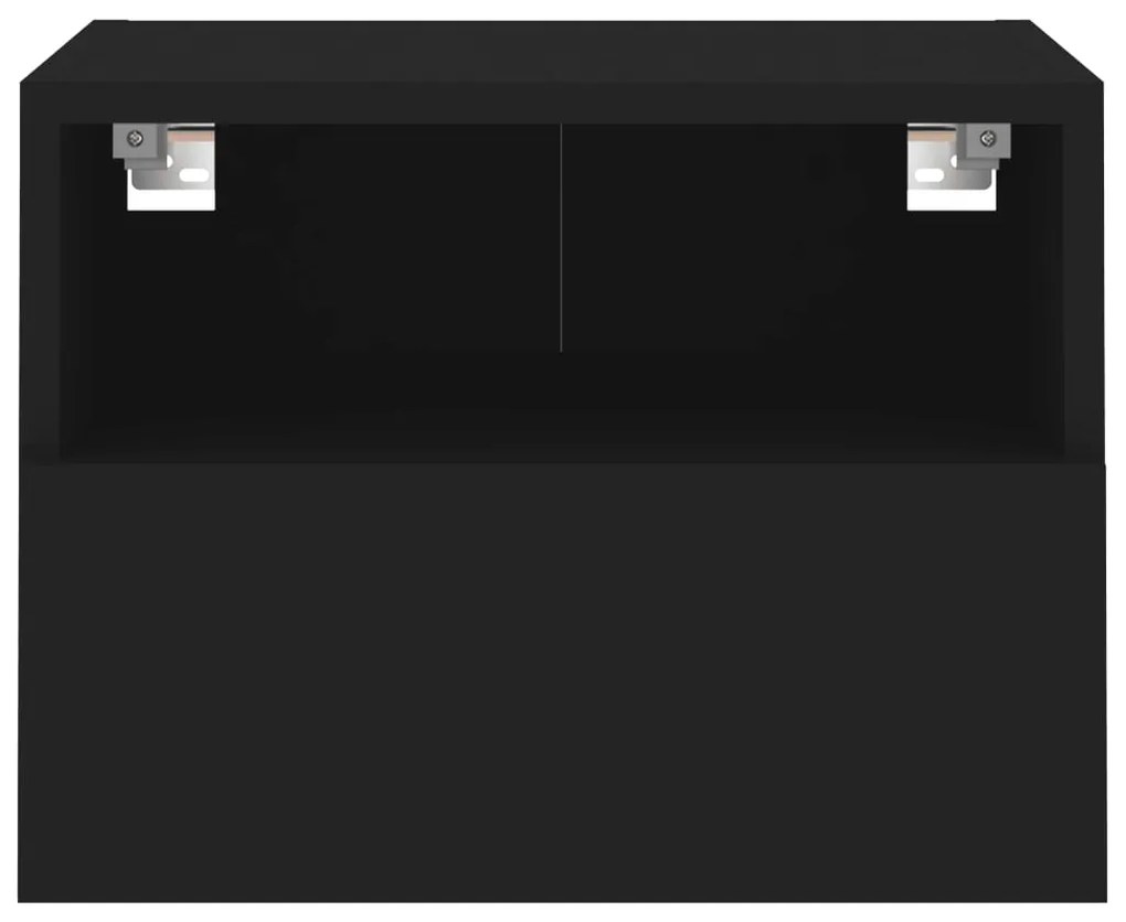 Móvel de parede p/ TV 40x30x30 cm derivados de madeira preto