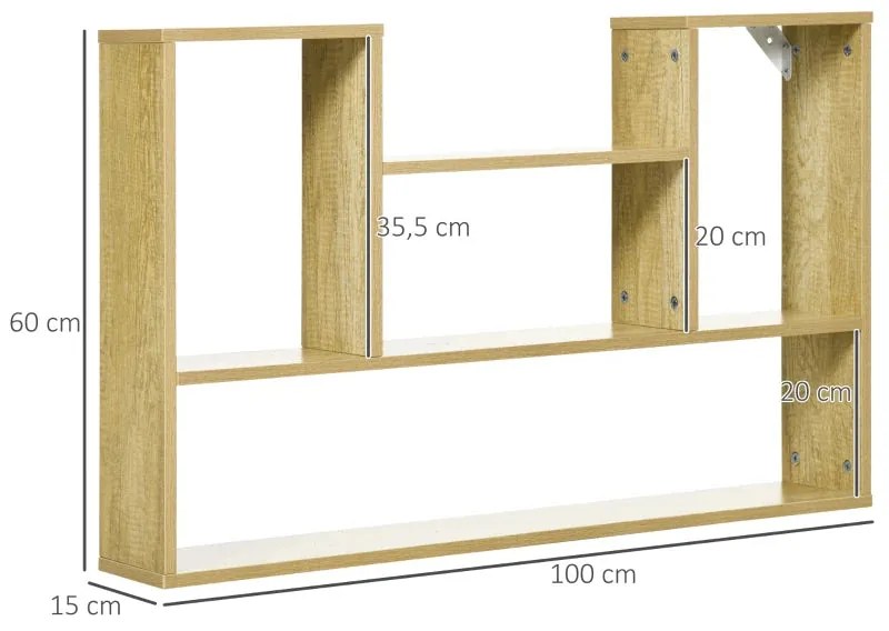 Estante de Parede Messias - Design Moderno