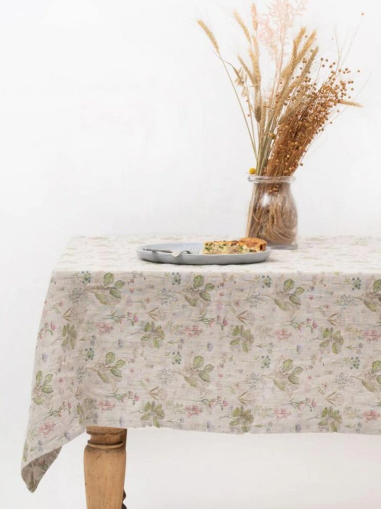 Toalha de mesa em linho Botany on Light