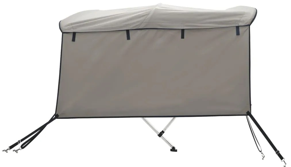 Toldo de 3 arcos Bimini c/ paredes laterais 183x(137-152)x137cm