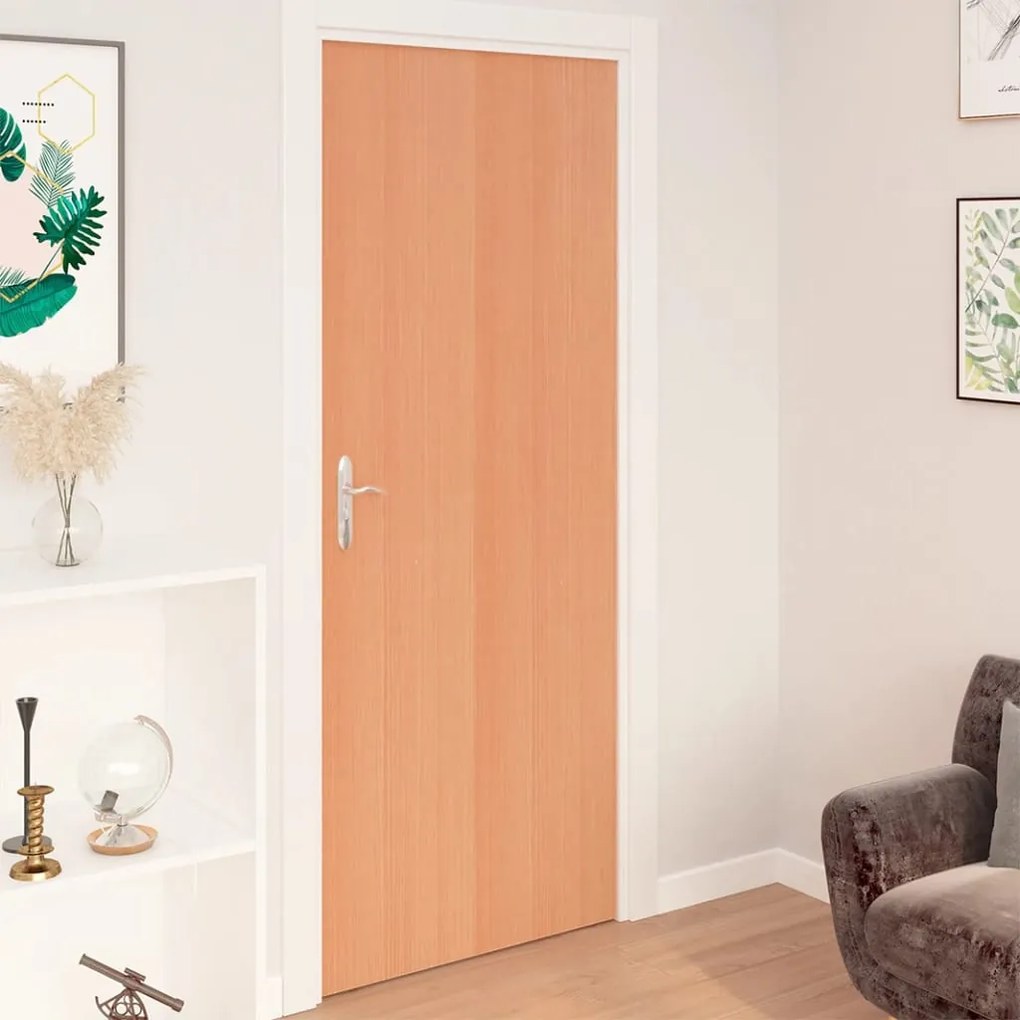 Autocolante para porta 2 pcs 210x90 cm PVC cor carvalho-claro