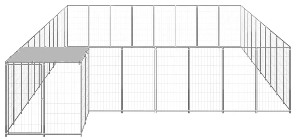 Canil 25,41 m² aço prateado