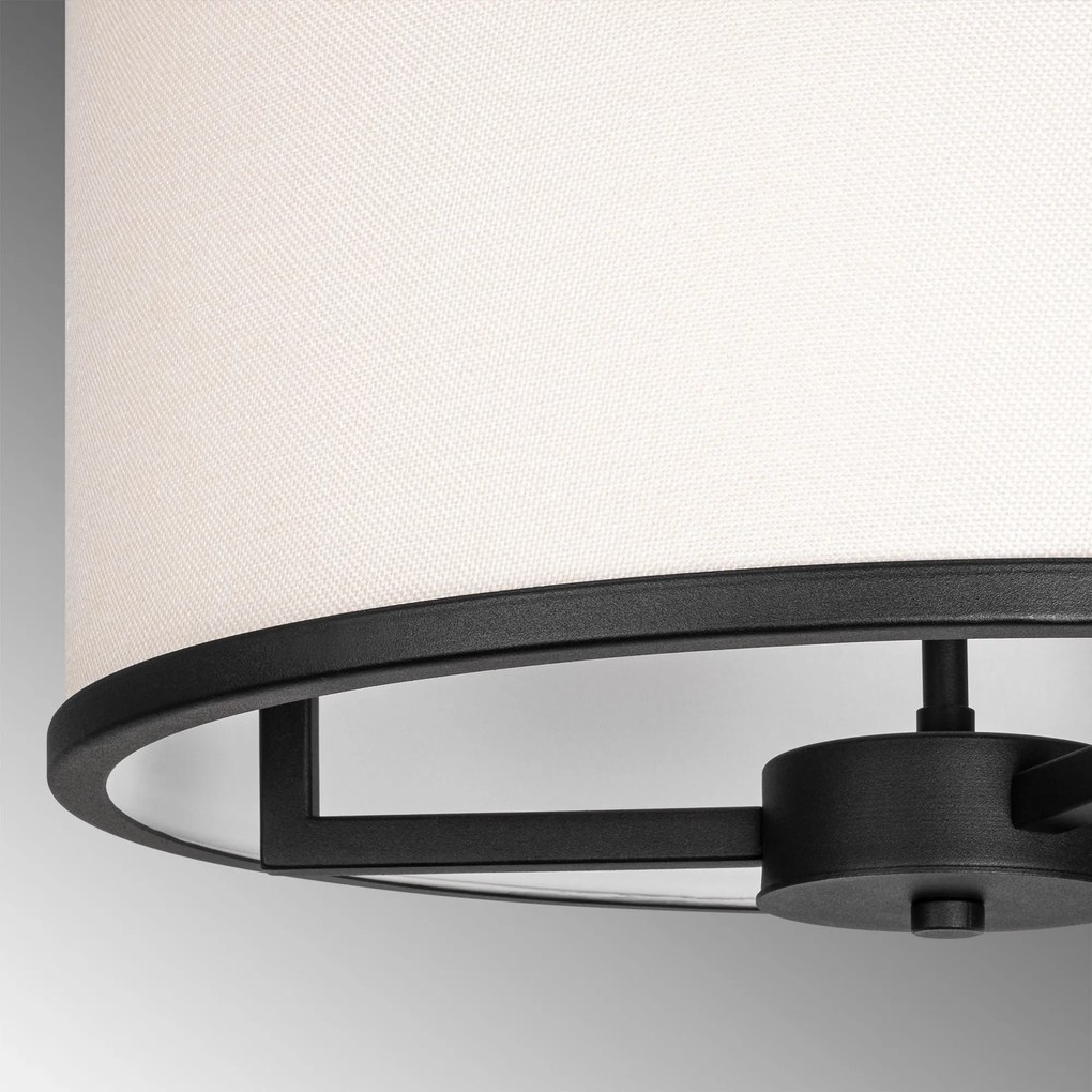 Chandelier Way – Preto e Branco – 50 x 50 x 84 cm