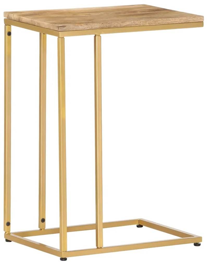 Mesa de apoio 35x45x65 cm madeira de mangueira maciça