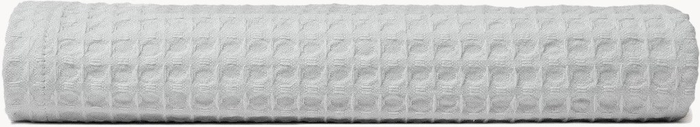 Toalha de mãos em algodão com textura favo de mel Pearl Grey