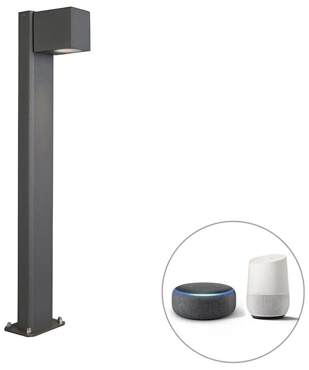 LED Candeeiro de pé inteligente para exterior antracite 65 cm IP44 incl. Wifi GU10 - Baleno Country / Rústico,Moderno
