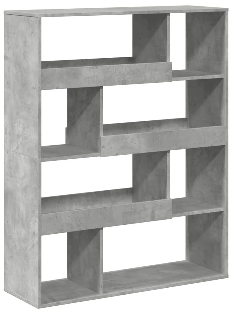 Divisória 100x33x125,5 cm derivados de madeira cinzento cimento