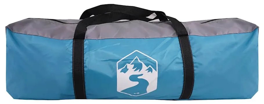 Lona de campismo 460x305x210 cm impermeável azul