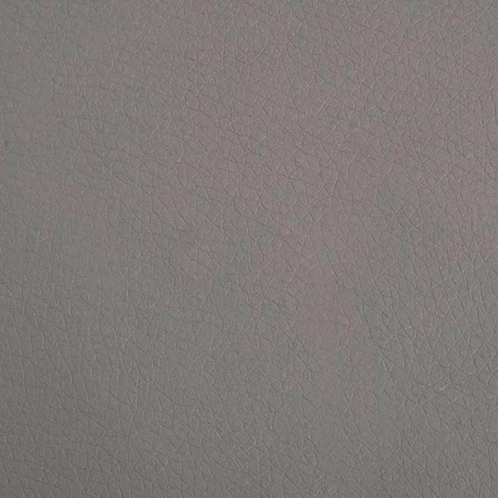 Cama para cães 90x53x30 cm couro artificial cinzento