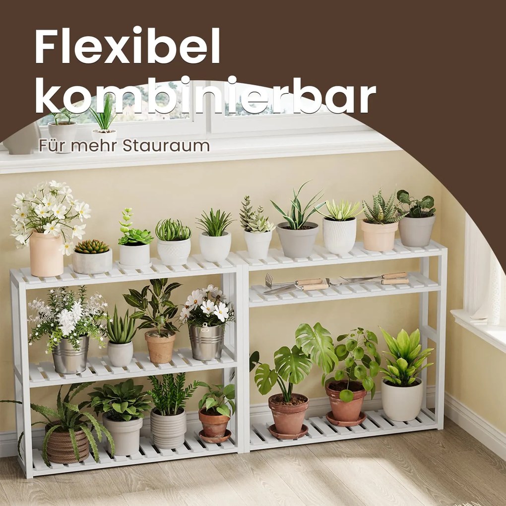 Prateleira para casa de banho com 3 prateleiras ajustáveis 15 x 60 x 54 cm branco
