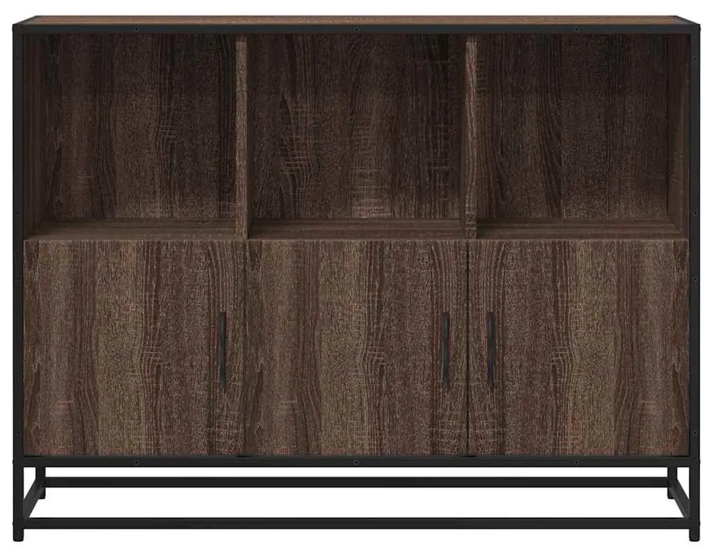 Aparador 100x35x76 cm derivados de madeira carvalho castanho