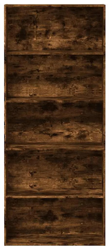 Estante 80x30x189 cm derivados de madeira carvalho fumado